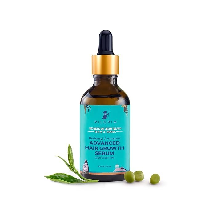 PILGRIM Korean Advanced Hair Growth Kit - Redensyl 3% & Anagain 4% Hair Serum (50ml)